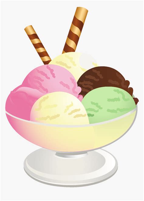 Ice Cream Sundae Clipart Cliparts Transparent Background Ice Cream Clipart HD Png Download