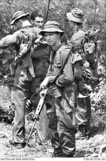 Vietnam 1966 08 19 Private Ken Meredith Facing Camera Waits With A