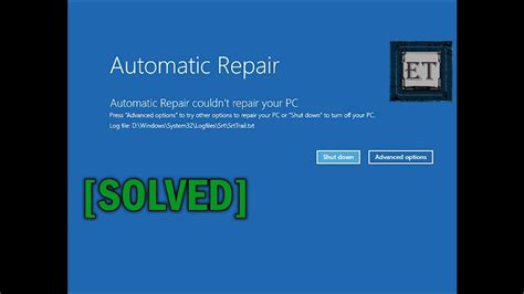 If you're confident that a windows 10 installation is still functional, then it's possible to disable the automatic startup repair system. Find out how to Repair Computerized Restore Loop in Home ...