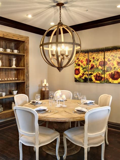 At lowe's, we carry chandelier lighting options in a range of sizes, styles, colors and materials. Dining Room Light Fixtures Under $500 | HGTV's Decorating ...