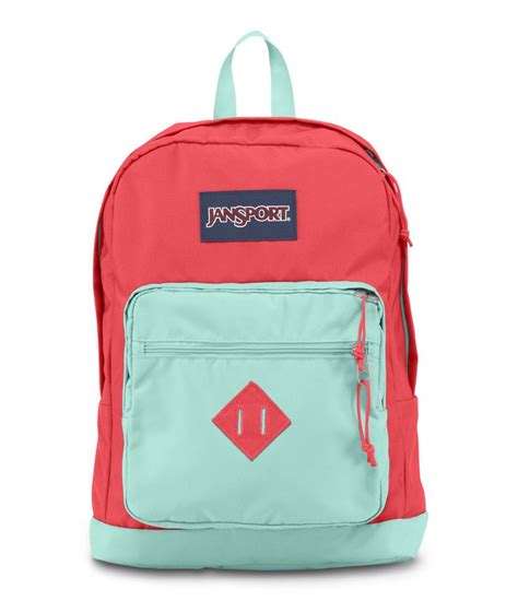Jansport City Scout Backpack Coral Duskaqua Dash Scout Backpacking