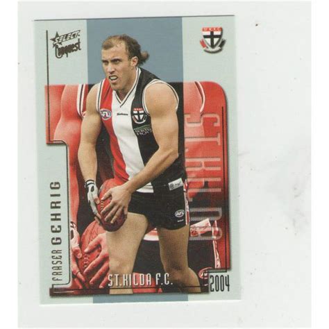 762 likes · 1 talking about this. AFL 2004 Select Conquest-139 Fraser Gehrig on eBid Australia | 120753896