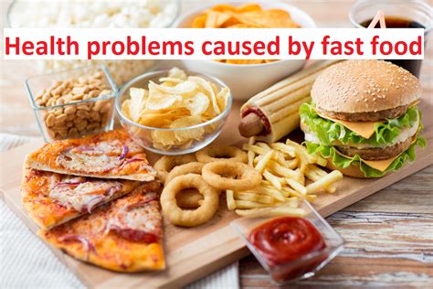 These seep into aquifers and contaminate water. Health problems caused by fast food - Natural remedies for ...