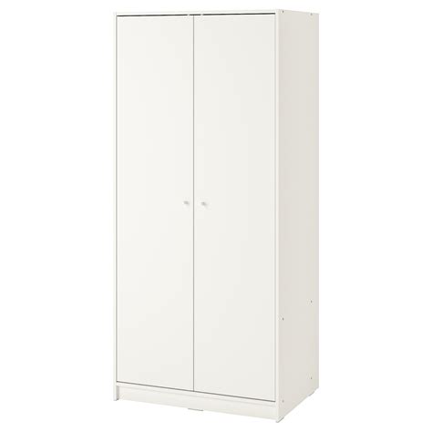 Shop online or find a store near you. KLEPPSTAD white, Wardrobe with 2 doors - IKEA