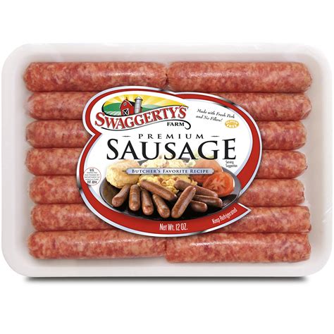 Swaggerty S Farm Premium Mild Sausage Links Oz Styrofoam Tray Pack