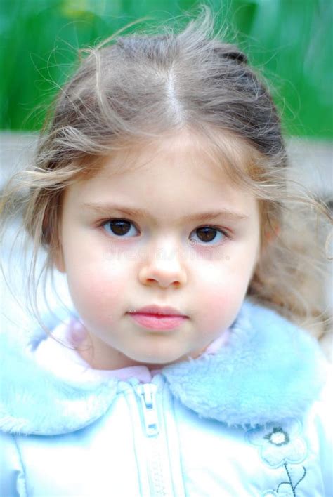 Beautiful Young Kid Girl Stock Photo Image Of Expression 3503226