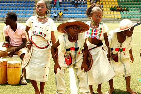Nigerian Girls Showcasing Hausafulani Traditional Costume On Their