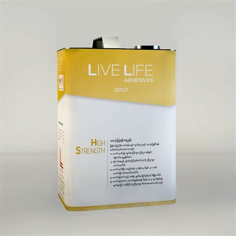 Livelife Livelife Live Life Adhesives Gold
