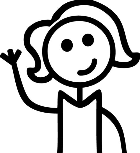 Stick Figure Drawing Female Clip Art Stick Woman Png Download 750