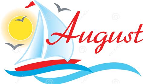 August Calendar Art