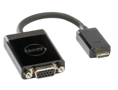 New Dell 03334w Mini Hdmi To Vga Adapter Cable