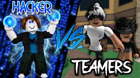 Mm2 Hacker Vs Teamers 35murder Mystery 2 Roblox Youtube