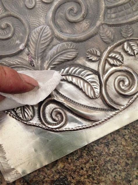Pewter Embossing With Stencilgirl Stencils By Magdalena Muldoon From
