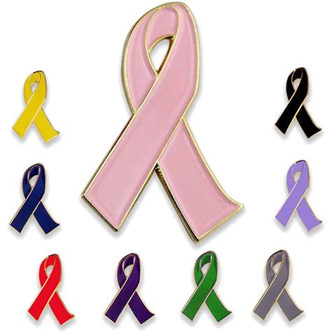 Marketing 2d Awareness Ribbon Lapel Pins