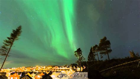 Amazing Aurora Borealis Northern Lights In Trondheim