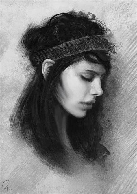 Portrait Digital Painting By Mandy Jurgens 2000 × 2828 Rart