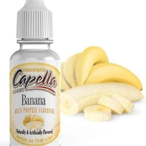 Capella Banana Concentrate Available At Vapourdepot Flavor Drops