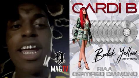 Kodak Black Congratulates Cardi B On Bodak Yellow Reaching Diamond 💎