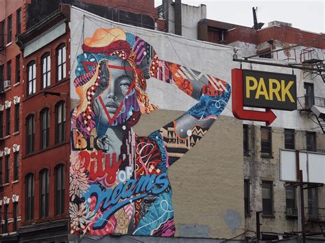 New York Manhattan Graffiti Street Art Art
