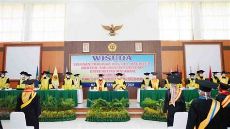 Pelaksanaan Wisuda Daring Universitas Mataram 2021 Fakultas Pertanian