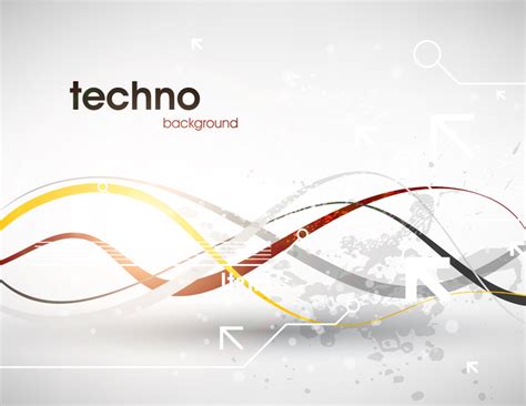 Techno Background Vector Vector Download