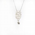 KP14087WT 14K白色黃金鑽石吊墜托 - Luen On Jewellery Factory Limited