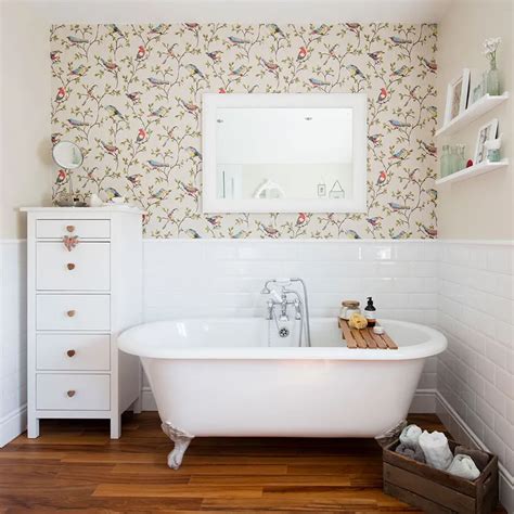 Bathroom Wallpaper Ideas Tips To Using Waterproof Bathroom Walllpaper