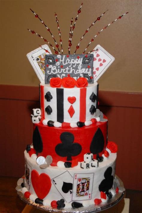 Size 2.5x3.5 (standard deck size) Casino cake Playing cards birthday cake for my sweet mother in law made by me at Cake My Day at ...