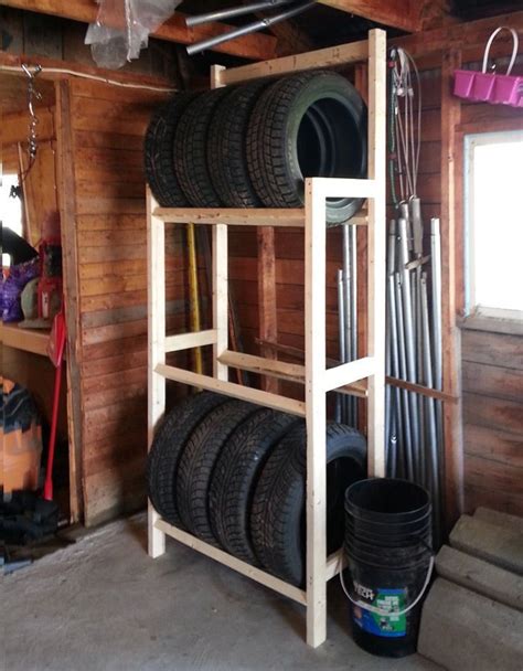 Turner's do it yourself garage. How to Store Tires in the Garage - GarageSpot | Diy storage, Garage tools, Tire rack