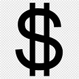 Signo de dólar Estados Unidos dólar símbolo de moneda, dólar, texto ...