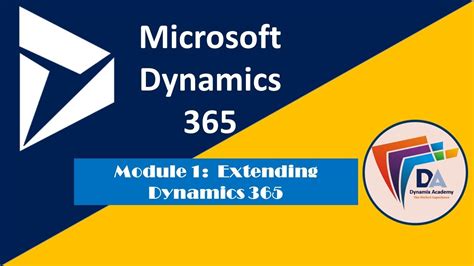Module 1 Microsoft Dynamics 365 By Dynamix Academy Youtube