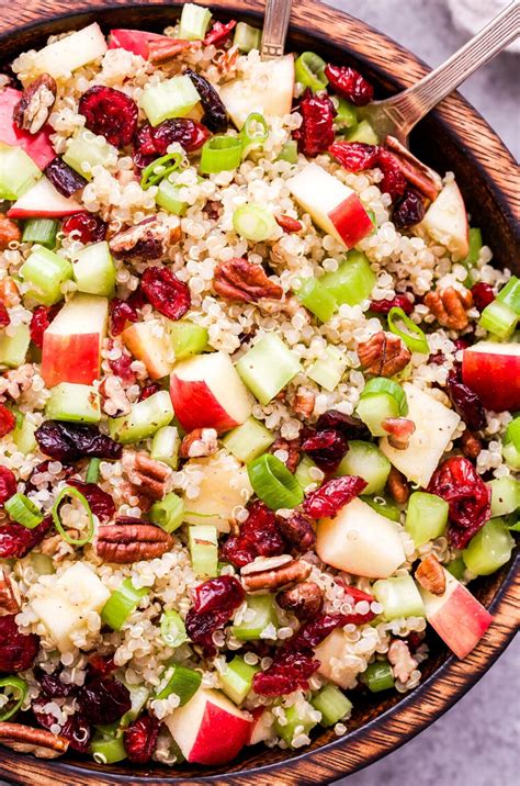 Cranberry Apple Quinoa Salad