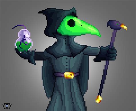 Grown Up Plague Knight In A Bit Realistic Plague Doctor Outfit