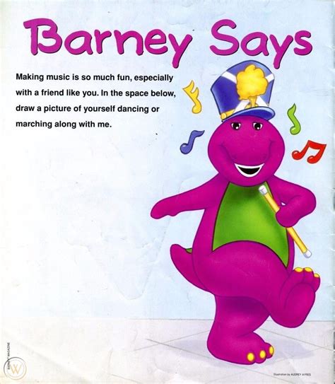 Vintage Barney Magazine Special 1996 Nice Condition 1893237747