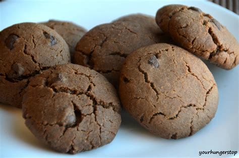Whole Wheat Chocolate Cookies YourHungerStop