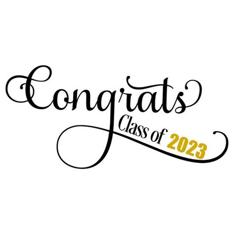 Félicitations Grad Class Of 2023 Svg Graduation 2023 Svg Etsy France
