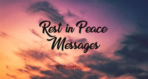 80 Rest In Peace Messages And Rip Quotes Wishesmsg Rest In Peace Message Rip Quotes Peace