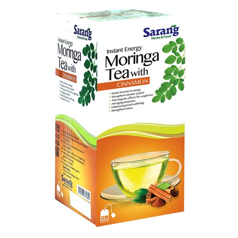 Buy Sarang Moringa Tea Bags With Cinnamon Online In Pakistan My