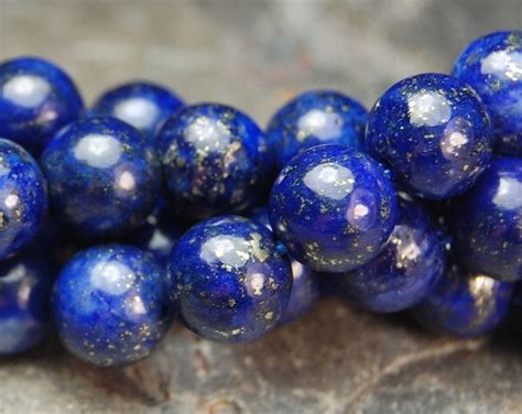 6mm Lapis Lazuli Round Beads A Grade 155 Inch Strand Etsy