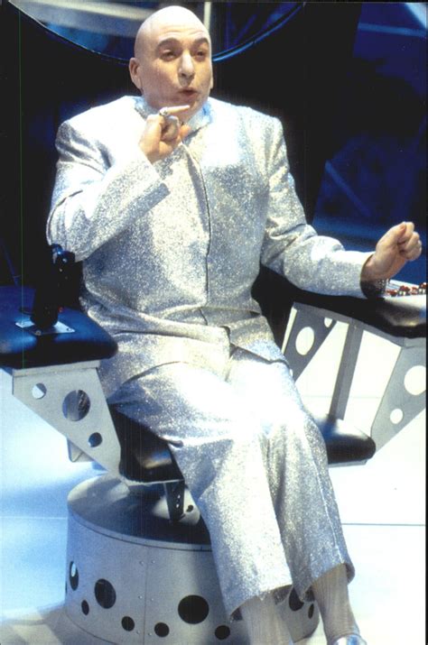 1999 Austin Powers Photocards 26 Dr Evil In Silver Suit Ebay