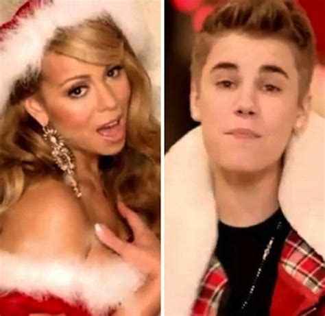 Mariah Carey Goes Sexy Santa In Video With Justin Bieber Stylecaster