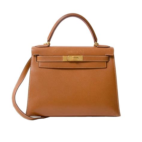 Hermes Kelly Sellier 32 Bag In Togo Leather Lulux