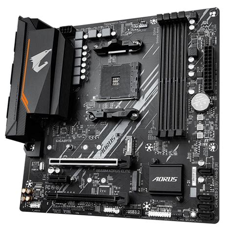 Placa Mãe Gigabyte B M Aorus Elite AMD AM Micro ATX DDR Império Teixeira