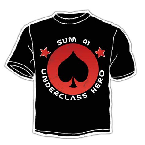 T Shirt Sum 41 Underclass Hero By Stevo32 On Deviantart