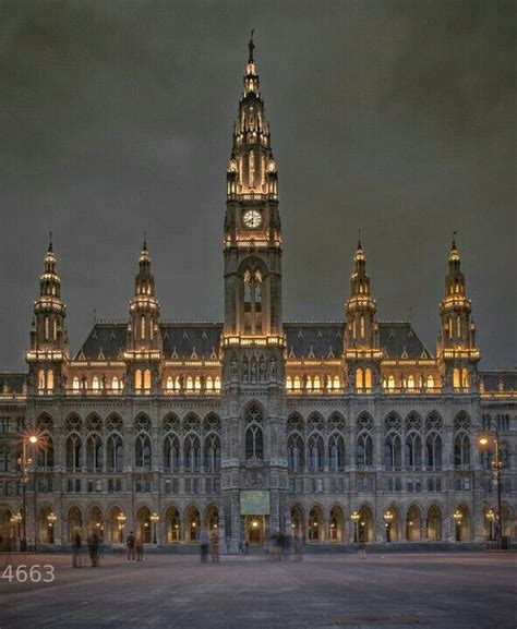 Vienna City Hall Austria Unique Buildings Beautiful Buildings Gothic