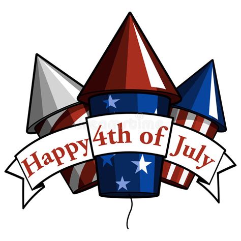 July 4th clipart, july 4th 73kb 570x453: Happy 4th Of July stock vector. Illustration of works ...