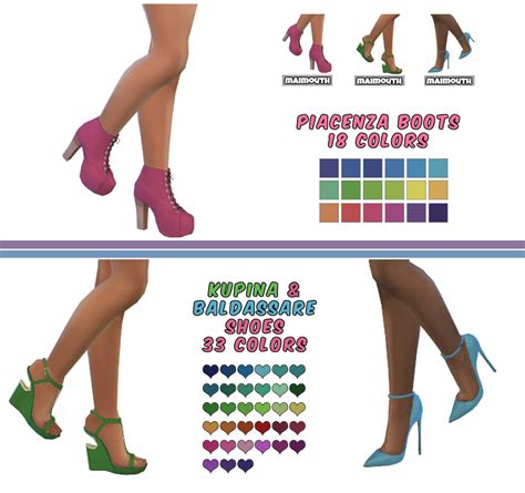 My Sims 4 Blog Shoe Recolors For Boys And Girls By Chiissims Images