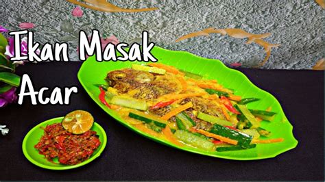 Masakan ikan mas ini bukan saja lezat dan enak di konsumsi. Resep Ikan Masak Acar Kuning Ala DA (cara memasak ikan ...