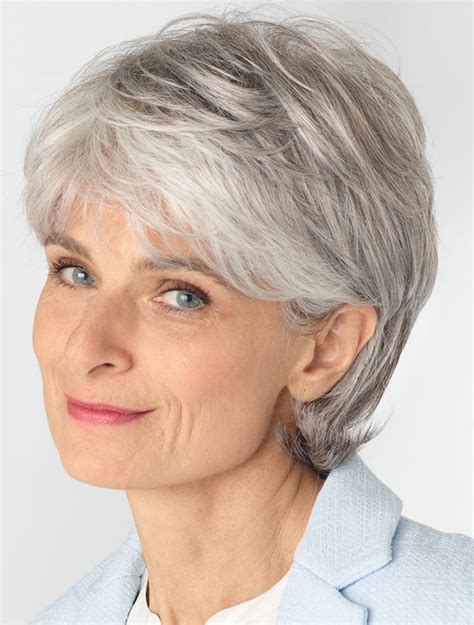 Human Hair Wigs Grey Wigs Short Wigs Designed Lace