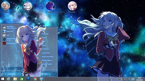 Download Theme Anime Windows 810 Charlotte Veyron